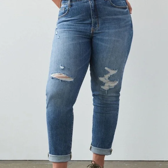 NWT Anthropologie Pilcro Vintage Straight Blue Jeans size 31 - Picture 6 of 9